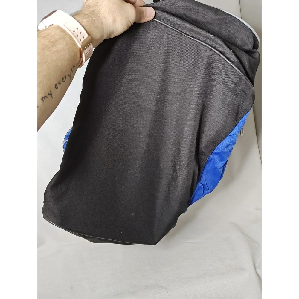 Nike Duffel Gym Sports Travel Bag Blue‎ Shoulder Strap BA1769-483 Large Swoosh
